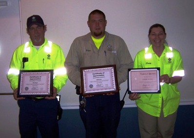 Award 11_08 Employees holding awards