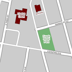 Fourth Street Park Map